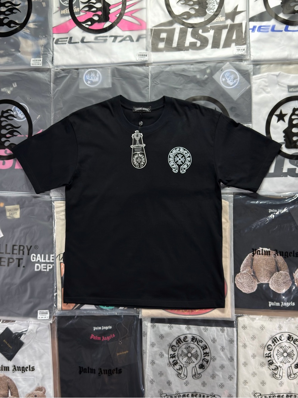 Chrome Hearts Beijing Exclusive Horseshoe Logo T-shirt ‘Black’ - Picture 2 of 8